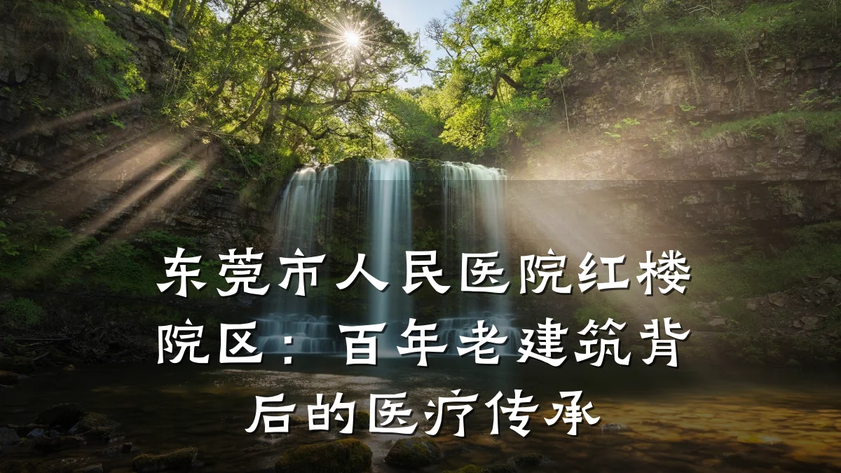东莞市人民医院红楼院区：百年老建筑背后的医疗传承