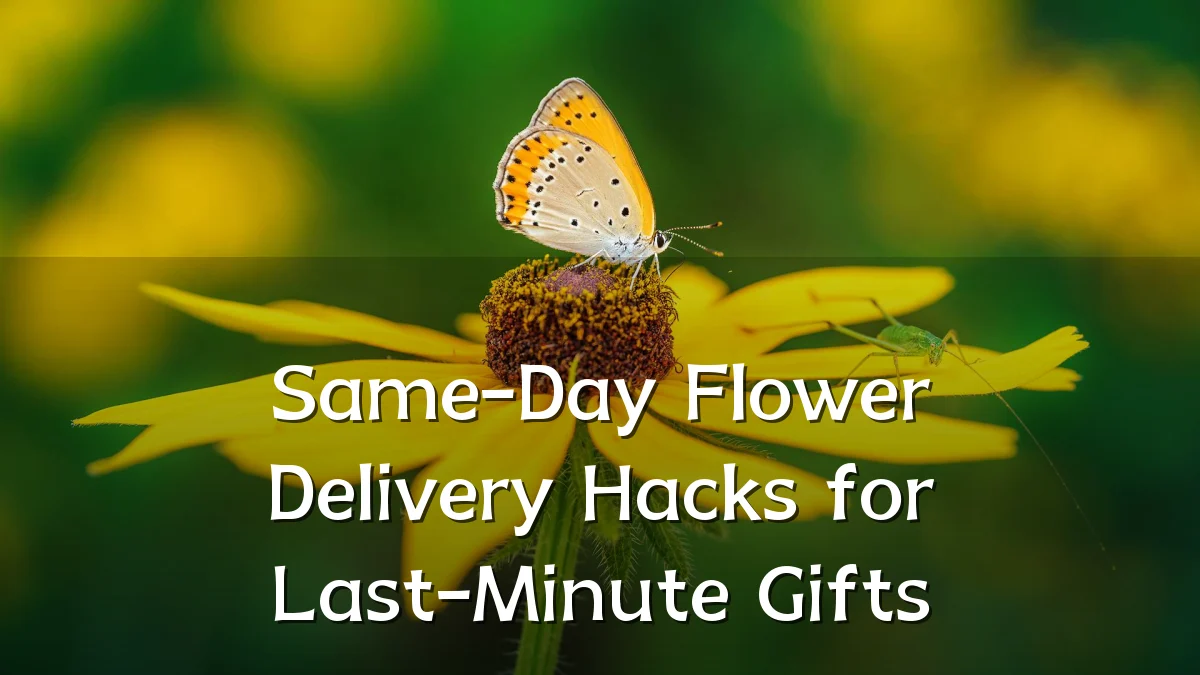 Same-Day Flower Delivery Hacks for Last-Minute Gifts