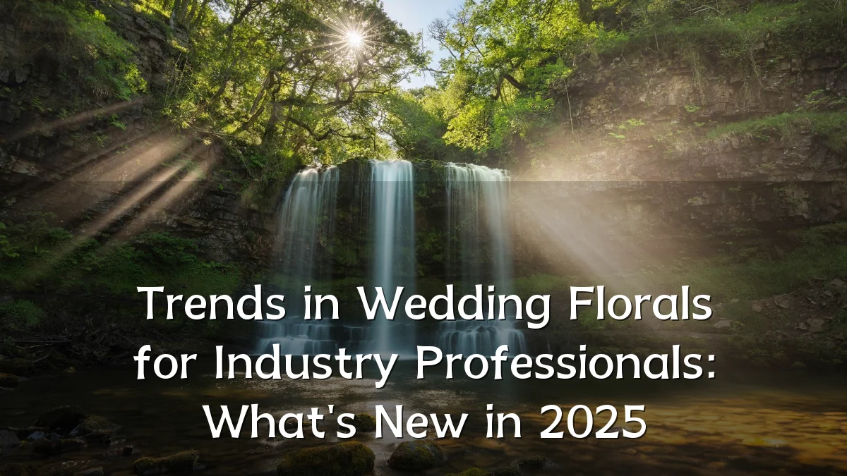 Trends in Wedding Florals for Industry Professionals: What's New in 2025