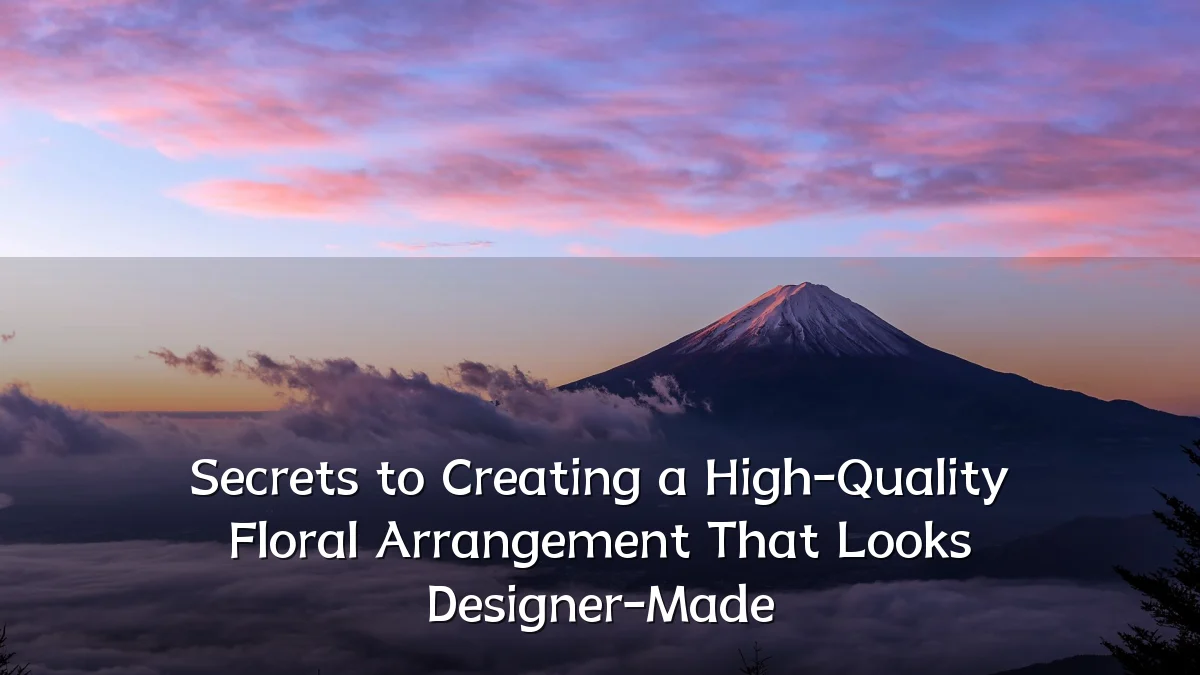 Secrets to Creating a High-Quality Floral Arrangement That Looks Designer-Made