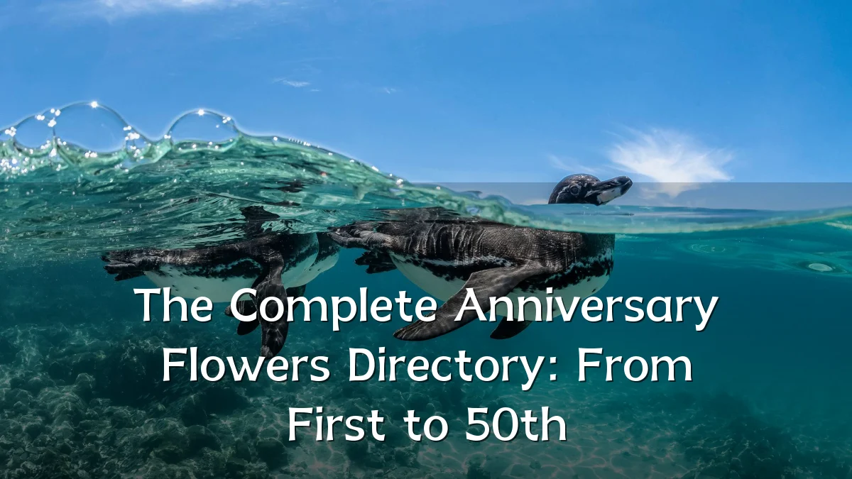 The Complete Anniversary Flowers Directory: From First to 50th