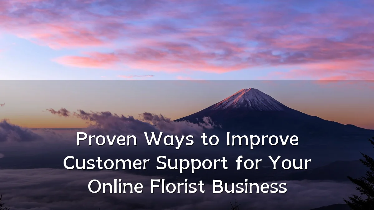Proven Ways to Improve Customer Support for Your Online Florist Business