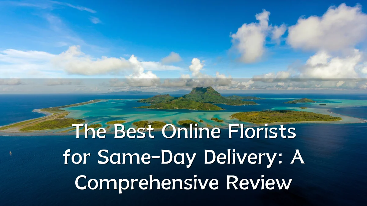 The Best Online Florists for Same-Day Delivery: A Comprehensive Review